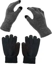 [HAPINARY] Ridding Gloves Mens Cycling Gloves Anti-skid Gloves Working Gloves Flexible Gloves Christmas Gloves Winter Game Gloves Touch Screen Gloves for Men Ski Gloves Knitting