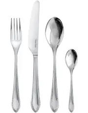[Robert Welch] Kemble Texture Cutlery Set 24 Piece in Silver