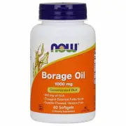 Borage Oil 1000 mg 60 Softgels By Now Foods