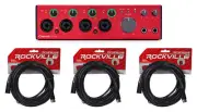 Focusrite Clarett+ 4Pre USB-C Audio Recording Interface, 4 Mic Preamps+Cables