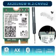 Intel AX201NGW WiFi 6 M.2 Key E WiFi Card Dual Band 802.11ax BT 5.2 Network Card