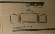 LEPOWER Dusk to Dawn LED Security Light Outdoor, 3500LM LED Flood Light w/3light