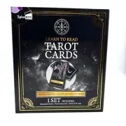Learn to Read Tarot Cards Set Includes Instruction Book Pouch Deck of 78 Cards