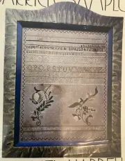 Rare BARRICK SAMPLERS Rachel Harrell Reproduction Sampler Needlepoint patt. only