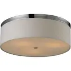 Decovio 13392-PC3 Erie 3 Light 17 inch Polished Chrome Flush Mount Ceiling Light