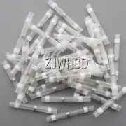 100pcs 26-24 AWG Solder Sleeve Heat Shrink Butt Wire Splice Connector Waterproof