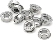 3D Printer Accessories ABEC-7 10PCS MF115ZZ 5x11x4 mm Flange Bearings for Reborn/Reborn2 Shaft Guide Rails