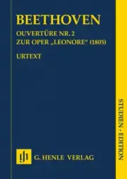 Beethoven Overture No. 1 Sheet Music for the Opera Leonore 1807 Study 051489045