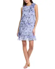 Sara Campbell Amelie Midi Dress xs Purple