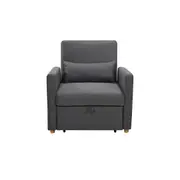 Foret Single Seater Pull-Out Sofa Bed Lounge Adjustable Couch Furniture Recliner