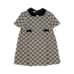 [GUCCI] GUCCI GG Jacquard mini dress Kids 18-24 18-24 Blue
