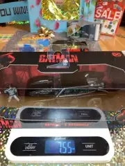 Rare Jada Toys 1:32 Scale Batmobile with Batman Action Figure, Black - AD32042