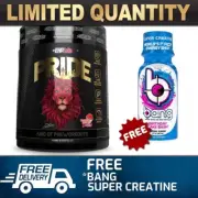 EHP LABS PRIDE PRE-WORKOUT 40SRV||OXYSHRED HIGH STIM PUMP ENERGY FOCUS RECOVERY*