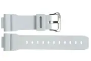 Genuine Casio Watch Strap White Band 10222709 for DW-6900FS DW-6900FS-8 8GJ 8SJ