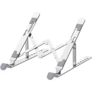 Nulaxy A2 Aluminum Laptop Stand - Silver, 7-Angles Height, Compatible with 10"-17" Apple MacBook / Laptops [A2 Silver]