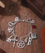 The Vampire Diaries CHARM BRACELET ♡ Stefan, Damon, Elena, Katherine ☆ RARE TVD!