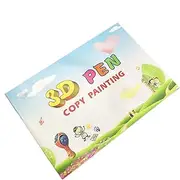 3D Printing Drawings, 3D Printing Drawing for Kids - Reusable Printing Graffiti Stencils | 40 Pattern Templates in Reusable Colors with 2 Transparent Plates, Doodle Stencils for Kids
