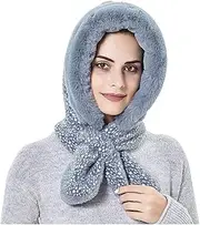 [HELLORSO] Womens Trapper Hat Plaid Skiing Gloves Head Ears Hat Fluffies Warm Caps Caps Hedging Mens Winter Hat Size Large