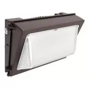 250-Watt Equivalent, Integrated LED, Bronze, Dusk to Dawn Wall Pack Light, 3000K