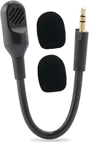 ZHHSUNY Barracuda X Microphone,Micro Replacement Detachable 3.5mm Noise Suppression Mic Compatible with Ra-zer Barracuda X, for PS-4 X-Box One Mac PC Wireless Headphones Games