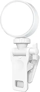 Monitor Camera Mount Clip,Anti-Slip Camera Replacement Clip | Portable Phone Mount With 1/4 Screw Connector, LED Lamp Attachment For Tripod Computer