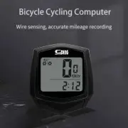 Bike Computer LCD Display Wired Odometer 15 Kinds Functions Accurate Recording