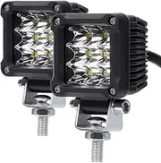 LED Pods , ADZOON 2'' 27W Motorcycle Driving Lights Waterproof Mini Cubes LED for Dirt Bike Bicycle Sightseeing Vehicle Truck Jeep SUV Boat