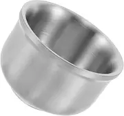 Stainless Steel Shaving Soap Bowl Durable Lathering Bowl for Beard Shaving Facial Cleansing Smooth Finish for Easy Cleaning for Home Barber Use Versatile Grooming Accessory