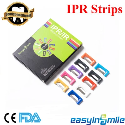 9Size Dental IPR Polishing Strips Orthodontic Interproximal Enamel Saw File 10Pc