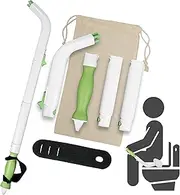 Ultimate Kit - Self Wiping Aid With Easy Release - Shower & Shave Aid - Portable, Extendable Toilet Aid For Disabled, Seniors, Handicapped, Little People, Recovering From Hip