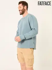 FatFace Otterton Blue Crew Neck Sweatshirt (AB4162) | $104