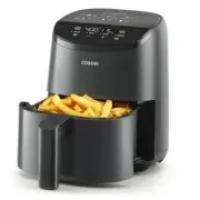 2.1Qt Air Fryer, Small 4-in-1 Air Fryer Perfect for Simple Meals 2.1 QT Grey