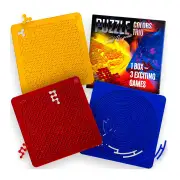 Plexiglass Colours Puzzle Trio