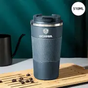 510ML Stainless Steel Mug Travel Coffee Mug for Scania K250 K280 K310 K320 K490 SERIE G P S SerieX Car Thermos Mug Kettles Blue