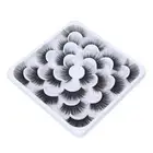 10 Pairs False Eyelashes Natural Looking Man Made Fiber Curling Thick Long F BT5