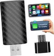 Wireless Carplay Adapter Plug Play Wireless Connector for USB Compatible Compact Design for Easy Use Any Vehicle for OEM Wired Car Models
