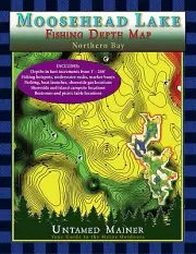 Moosehead Lake Maine Depth Maps