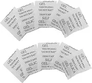 Moisture Absorber Pack 100 Silica Gel Packets for Dehumidifying and Protecting Electronics