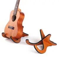 在飛比找蝦皮購物優惠-⛳滿額免運⛳尤克裏裏架子小提琴木質琴架烏克麗麗小吉他折疊立式