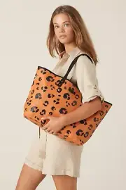 BNWT TIGERLILY LADIES LEILANI LEOPARD TOTE BAG & MATCHING COIN PURSE RRP $289