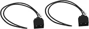 KICHOUSE 2pcs Pp Rubber Telephone Line Adapters Splitter for Seamless Communication Easy to Use