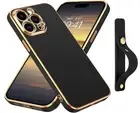 Phone Case with Strap Stand For iPhone 14 Pro Max 6.7" Shockproof Hybrid Cover