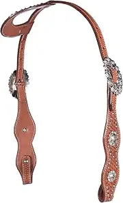 HKM Arlington Western Bridle Light Brown Thoroughbred