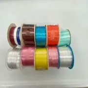 Lot Of Assorted Curling Ribbon -- 10 Rolls