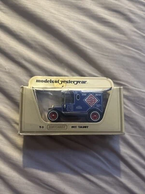 MATCHBOX MODELS OF YESTERYEAR Y-12 1912 FORD MODEL T SMITH'S POTATO CRISPS BOXED