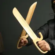 Chinese Wing Chun Wooden Knife Training Practice Wood Butterfly Sword Kung Fu