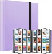 432 Pockets Photo Album for Fujifilm Instax Mini 12 11 9 40 99 90 8 7 Evo LiPlay Instant Camera, Fits Polaroid SnapTouch/PIC-300/Z2300 and Kodak 2x3 Instant Print Camera(Purple)