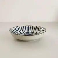 在飛比找momo購物網優惠-【Daylight】日式滴水陶瓷系列-16cm圓形深盤(陶瓷