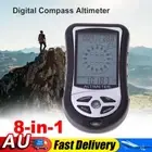 Handheld Compass Altimeter Barometer Thermometer Weather Forecast Time HOT