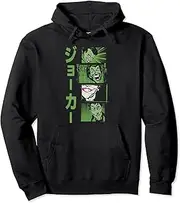 [DC Comics] Batman Classic Joker Kanji Stacked Panels Pullover Hoodie